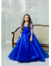 Long Sleeves Organza Formal Flower Girl Dress